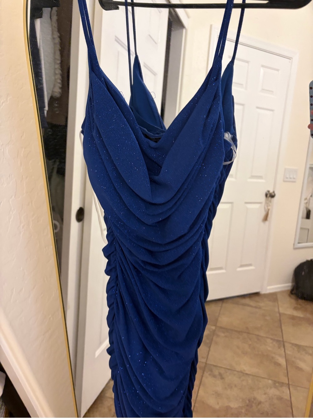 Blue SPARKLY HOMECOMING DRESS💙💙